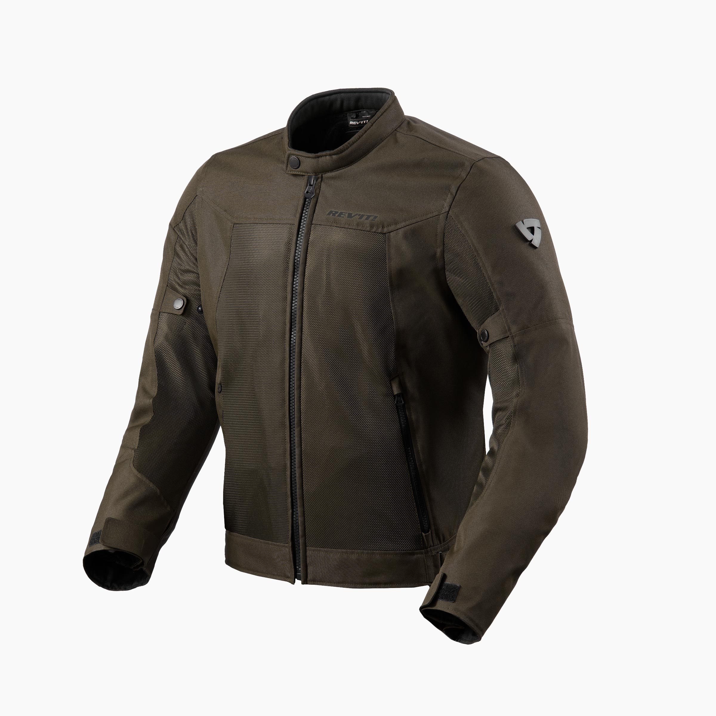 Rev'it Eclipse 2 Motorcykeljakke Sort/Oliven - XS