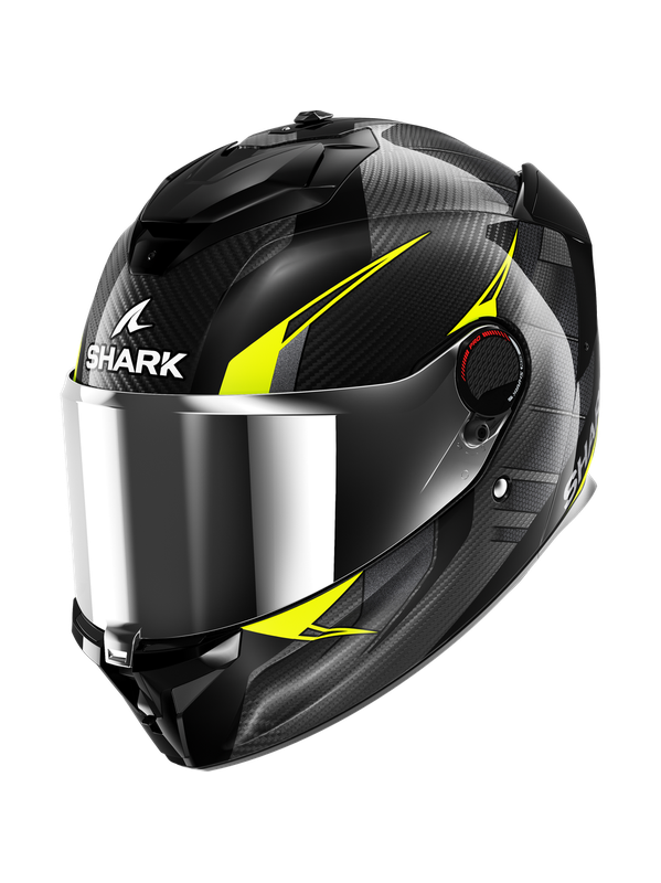 Shark SPARTAN GT PRO KULTRAM CARBON Black Yellow - XS