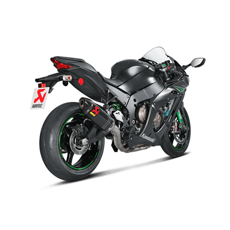 Akrapovic Kawasaki ZX-10R 16-17 Racing Line 4/2/1 rustfri forrør og hexagonal lyddæmper i carbon