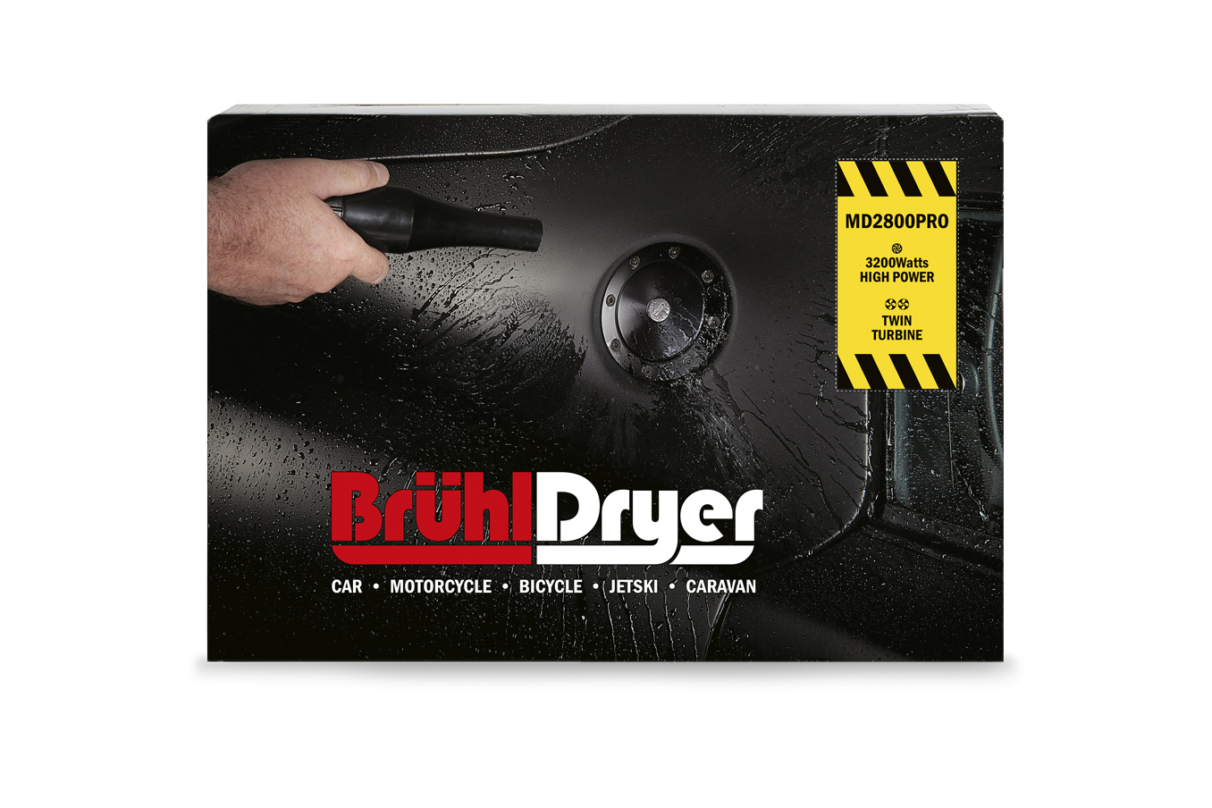 BR&Uuml;HL DUAL TURBINE LUFTTØRRER MD2800PRO