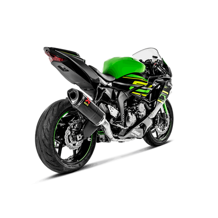 Akrapovic Kawasaki ZX-6R 09-19 Racing Line 4/2/1 hexagonal lyddæmper i carbon