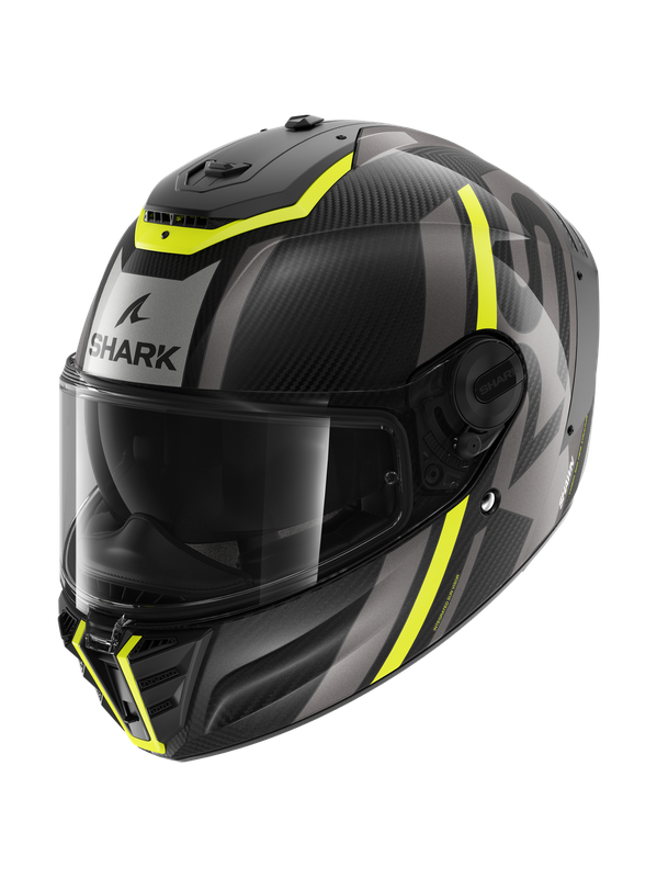 Shark SPARTAN RS CARBON SHAWN Carbon Yellow Anthracite - XS