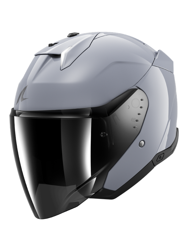 Shark SKWAL i3 JET DARK SHADOW Gun Silver - XS