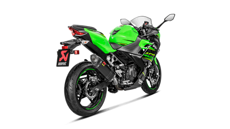 Akrapovic Kawasaki Ninja 400 18 Slip-on Line hexagonal lyddæmper i carbon