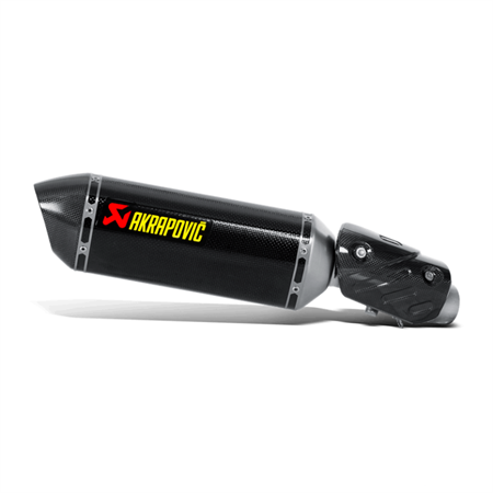 Akrapovic Kawasaki ZX-6R 09-20 Slip-On Line hexagonal carbon lyddæmper (EC godkendt)