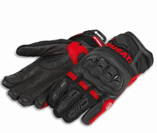 Ducati Fabric-leather gloves-Tour C5 - S