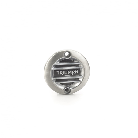 Triumph ACG Badge, Ribbed, Brushed