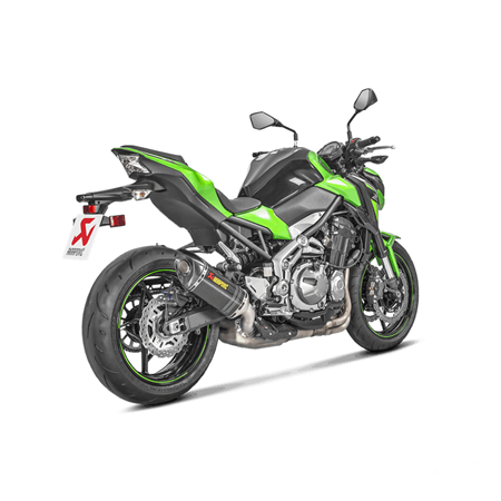 Akrapovic Kawasaki Z900 17-18 Slip-On Line hexagonal lyddæmper i carbon (ECE godkendt)