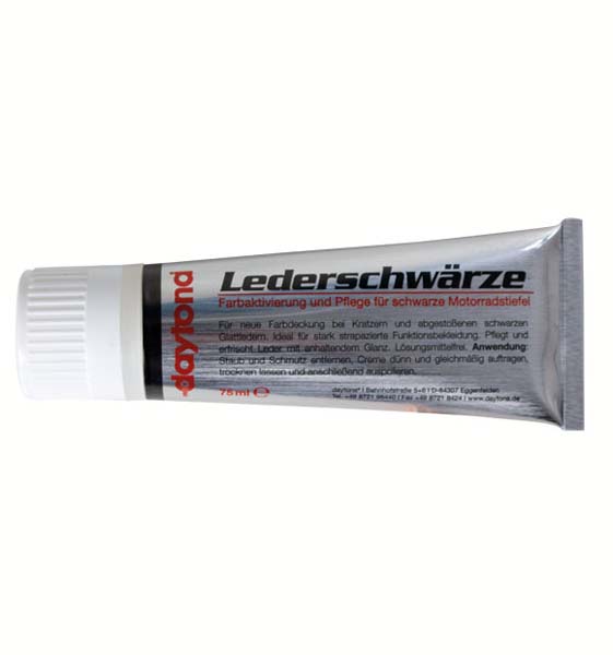 DAYTONA LÆDER-CREME-SVÆRTE SORT 75ML