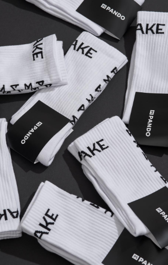 Pando BRAKE SOCKS WHITE STR 41-45