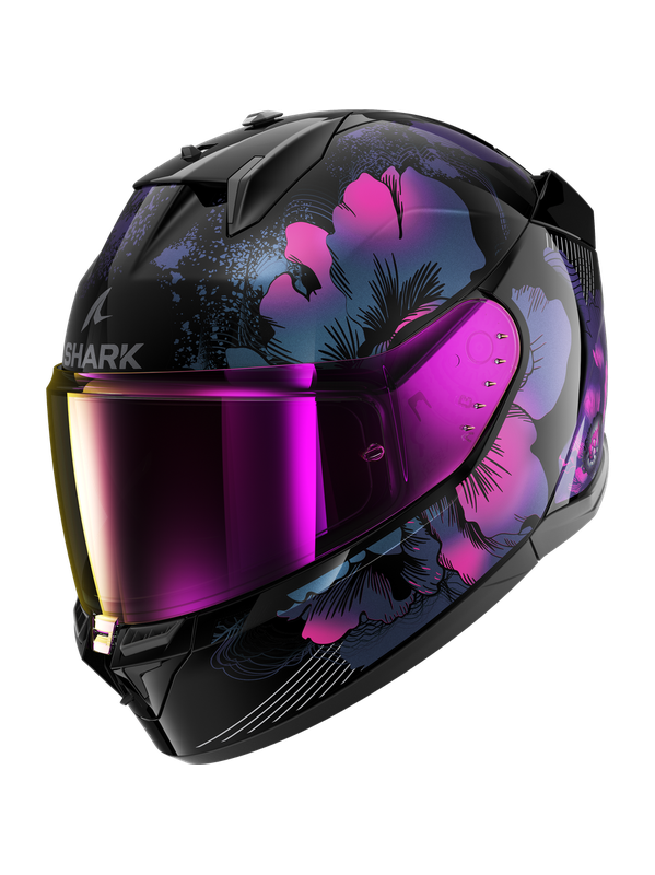 SHARK  D-SKWAL 3 MAYFER Black Violet Glitter - XS