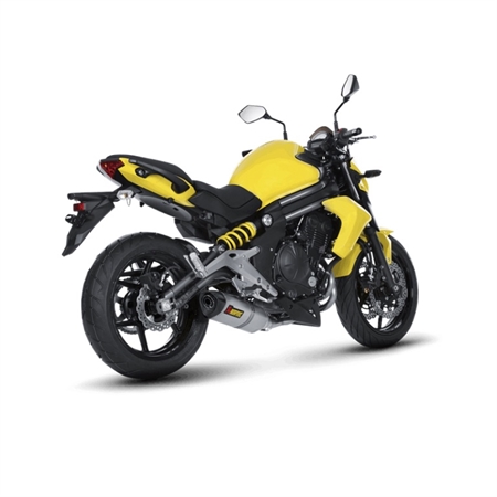 Akrapovic Kawasaki ER-6N/F 12-16 Racing Line 2/1 hexagonal lyddæmper i titanium