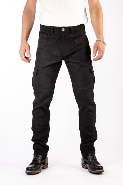Rokker Black Jack Slim Motorcykel Jeans - L32W38