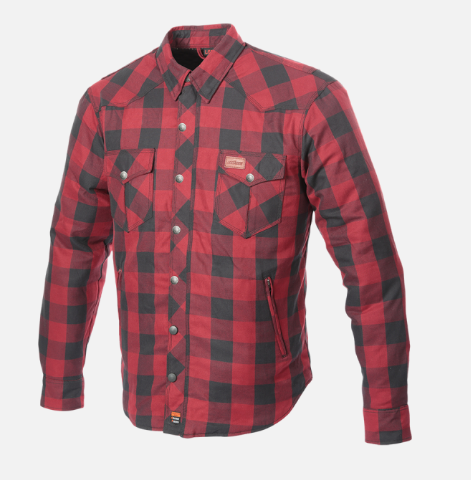B&Uuml;SE Fairbanks textile shirt Rød - S