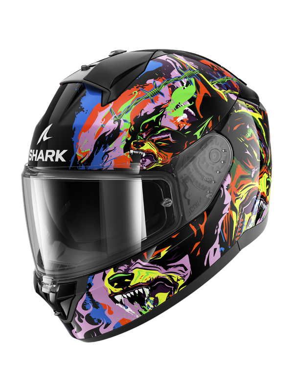 Shark RIDILL 2 RAGING BEAST Black Violet Yellow - XS