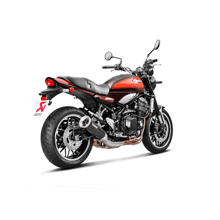 Akrapovic Kawasaki Z900RS 18 Slip-On Line rund classic retro lyddæmper i titanium (ECE godkendt)
