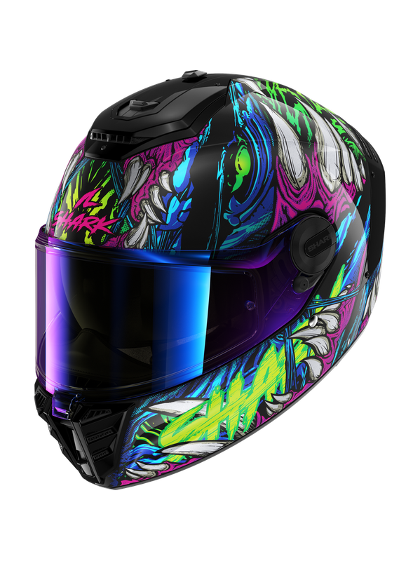 Shark SPARTAN RS SHAYTAN Black Green Violet - XS