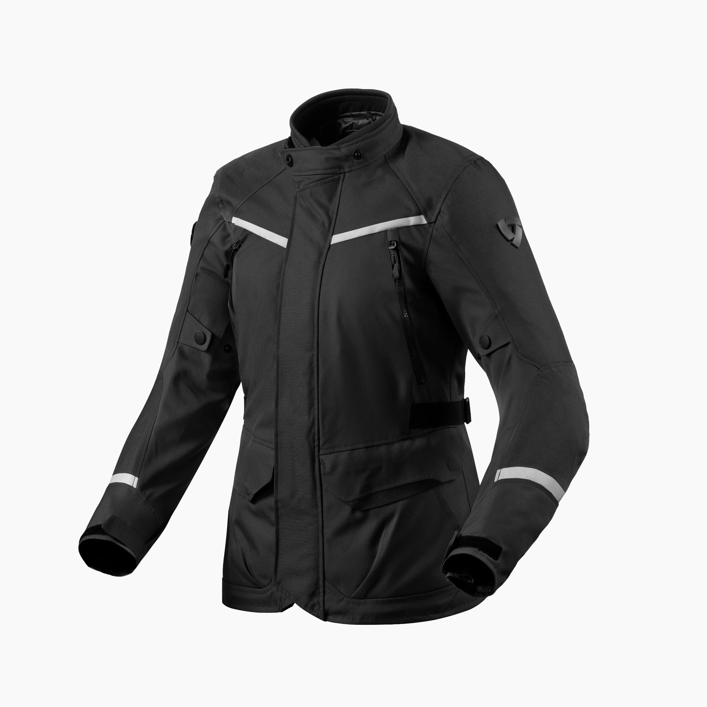 Rev'it Voltiac 3 H2O Motorcykeljakke Dame Sort/Sølv - 34