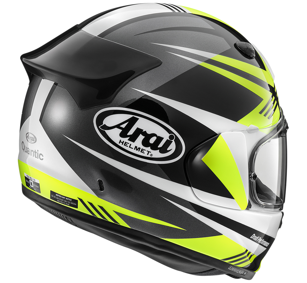 ARAI QUANTIC FACE FLUOR YELLOW - XS