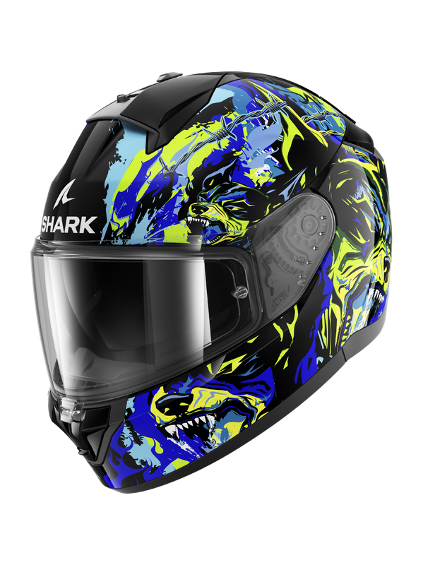 Shark RIDILL 2 RAGING BEAST Black Blue Green - XS