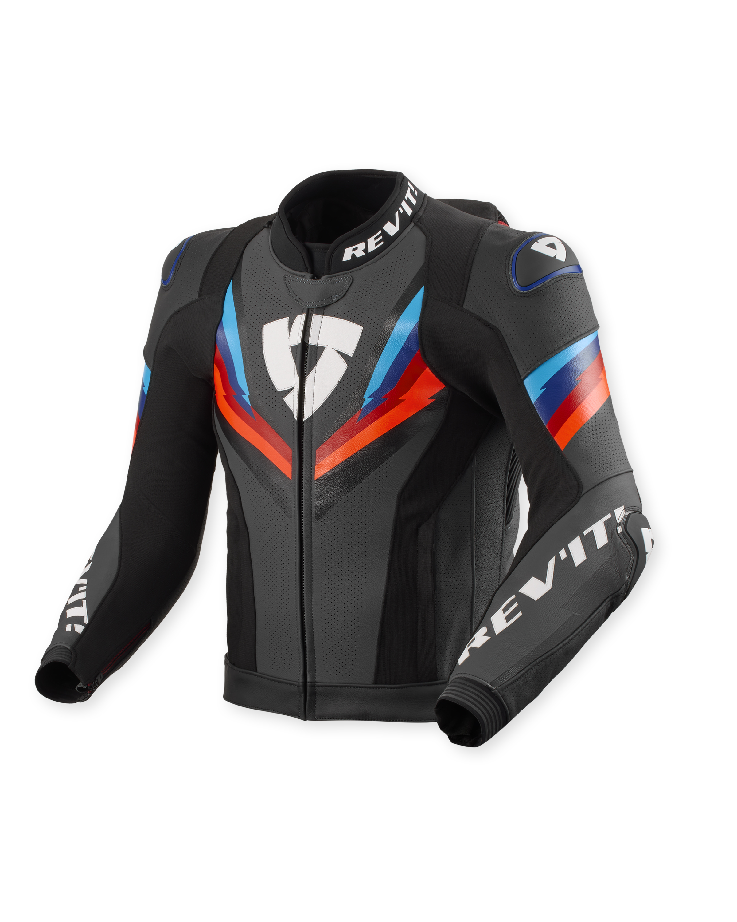 Rev'it Jacket Quantum 3 Pro Black-Blue  - M46