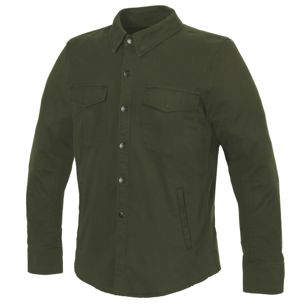 BÜSE Jackson II Shirt oliven grøn - S