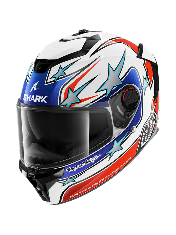 Shark SPARTAN GT PRO FLAGSTAFF White Red Blue - XS