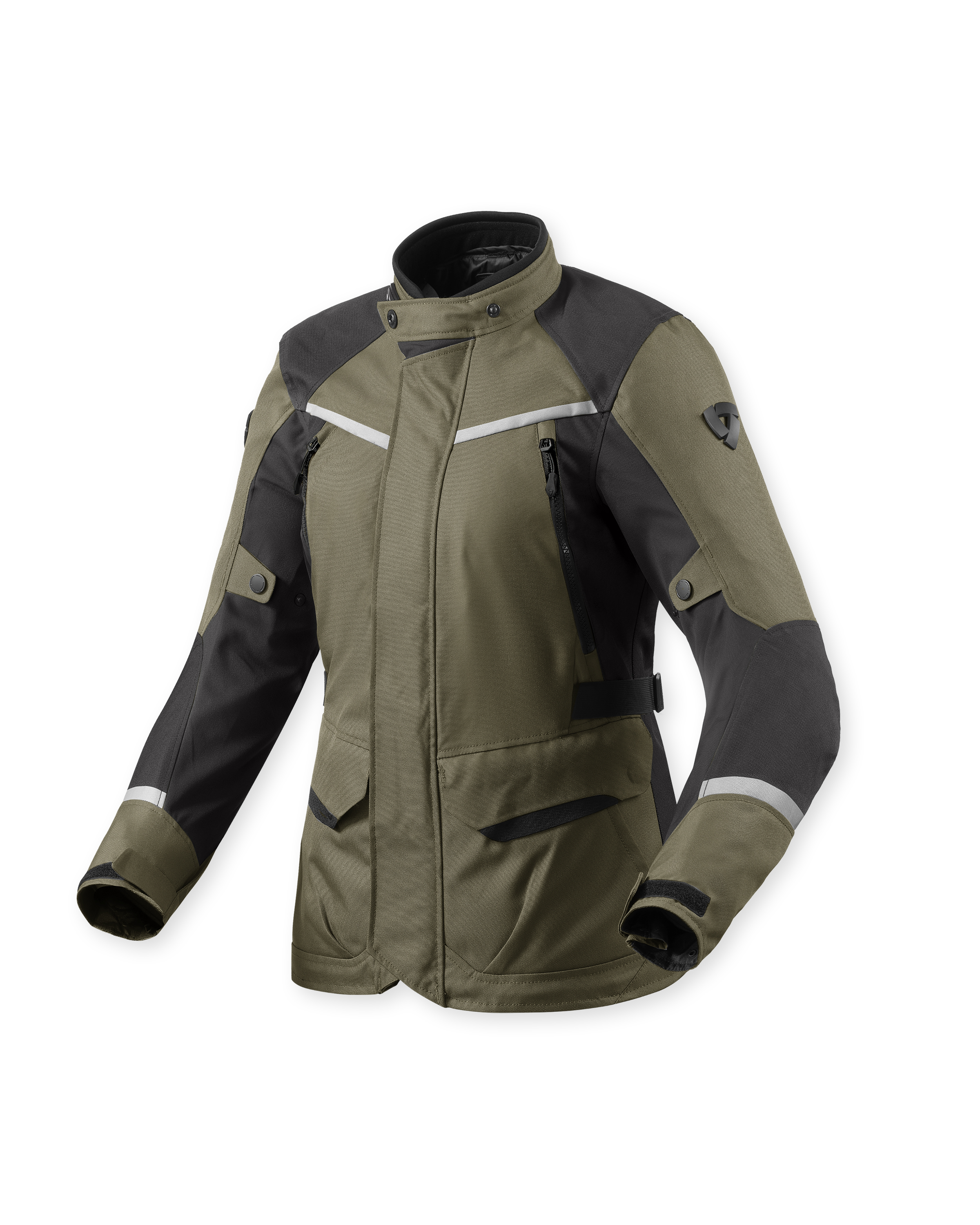 Rev'it Voltiac 3 H2O Motorcykeljakke Dame Grøn/Anthracite - 34