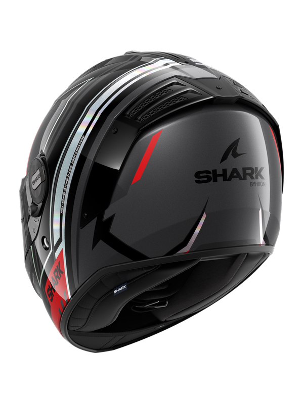 SHARK SPARTAN RS BYRHON Black Iridescent Red - XS