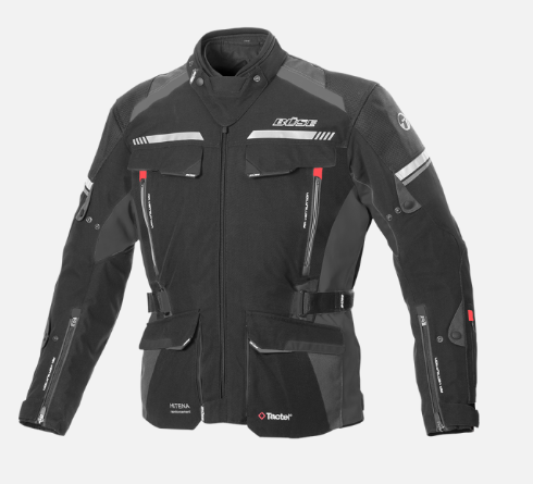 B&Uuml;SE Highland II textile jacket Black - 48