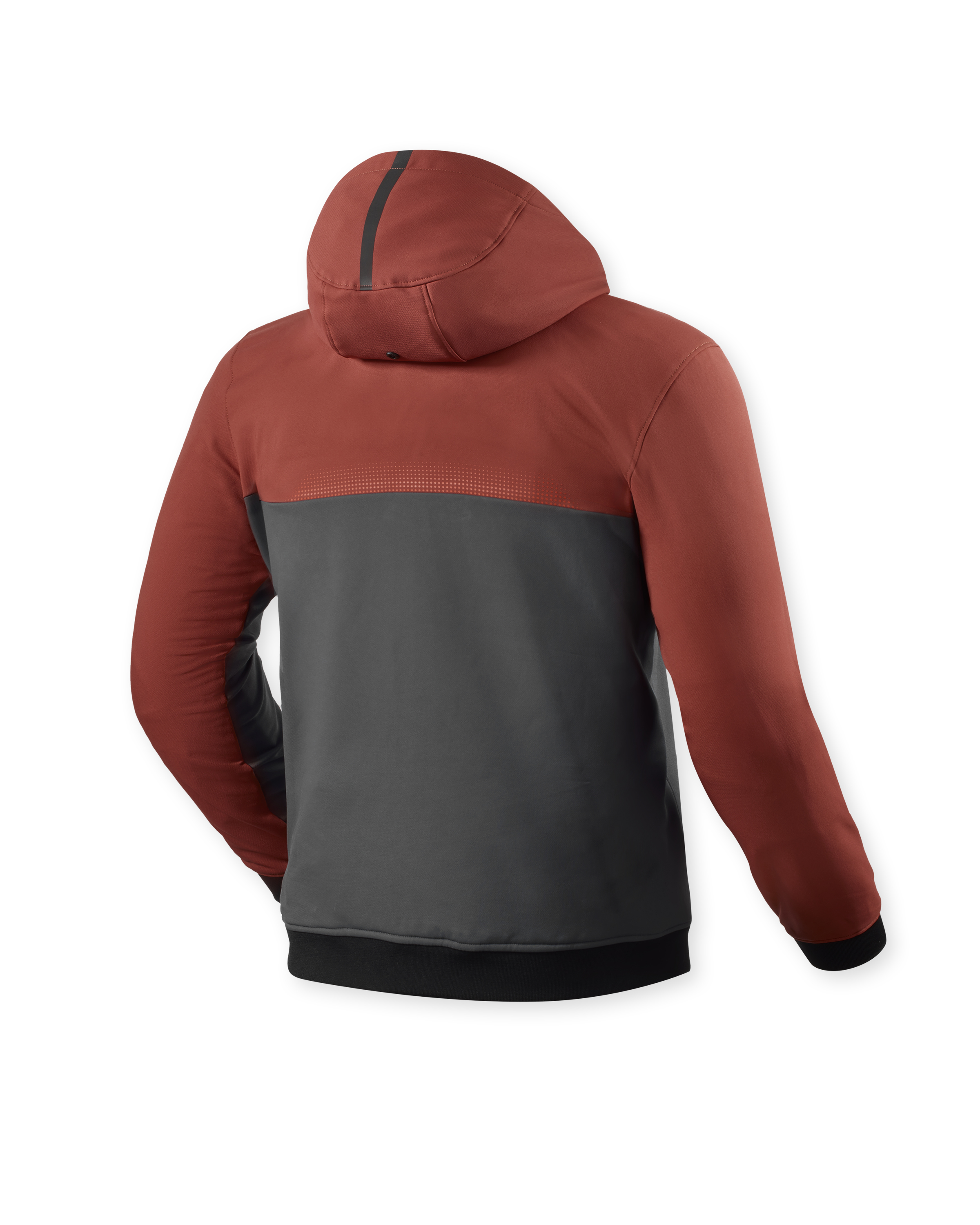 Rev'IT Hoodie Parabolica 2 Burgundy Red-Grey - S