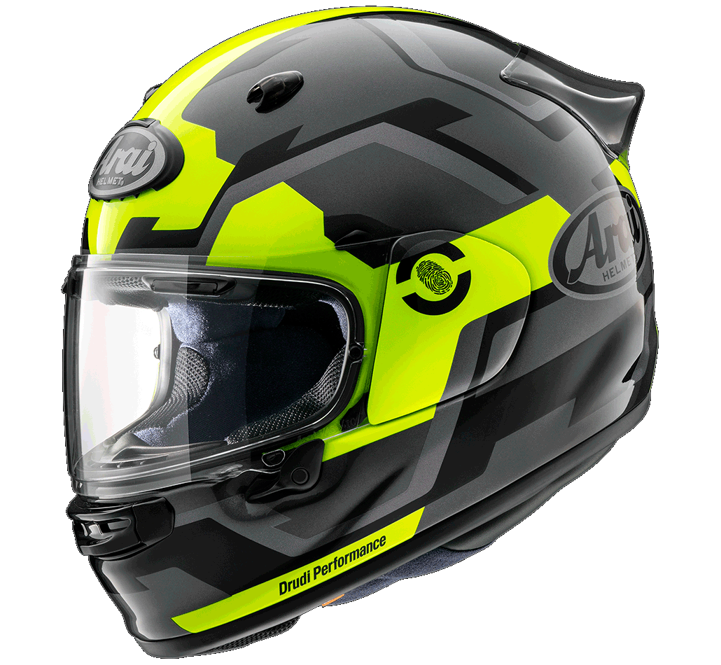 ARAI QUANTIC FACE FLUOR YELLOW - XS